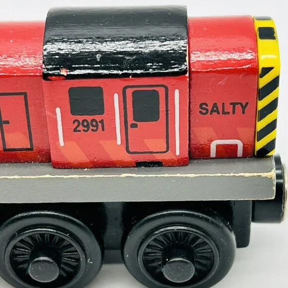 Thomas the Train Salty Wooden Railway Vintage Tank Engine Friends Red - Picture 5 of 7